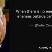 Winston Churchill - the enemy within