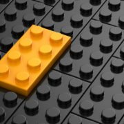 Lego block stand out in recession